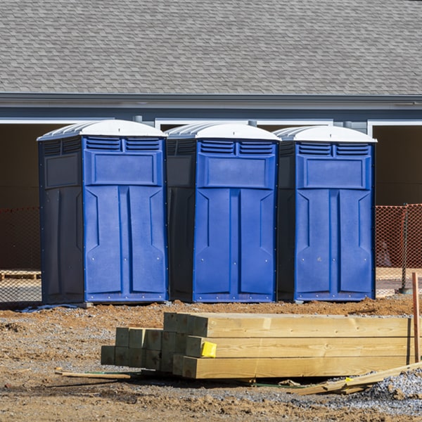 is there a specific order in which to place multiple porta potties in Fletcher OH